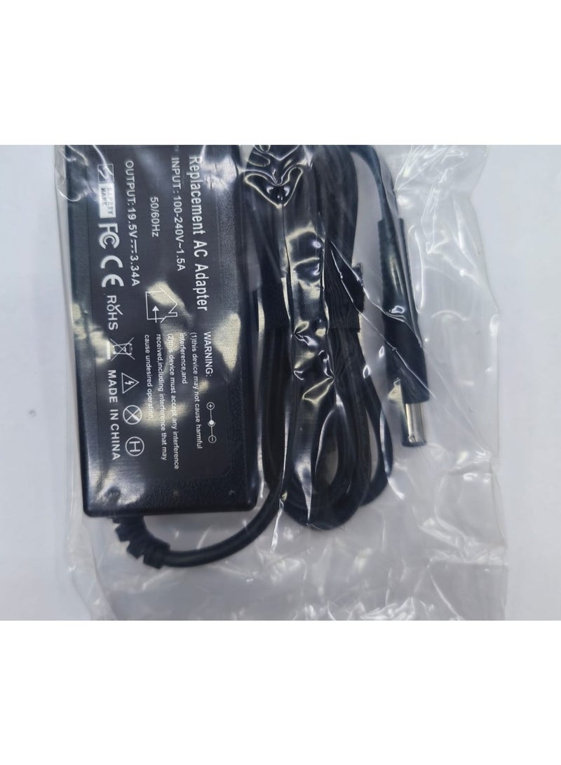 NMC LAPTOP AC ADAPTER 65W 19.5V 3.34 Size: 7.4 x 5.0mm. AE5440 E5470 7480 E6540 E7440 E7450 E7250 E6440 E6430 E5420 E6320 D620 E6410 - Image 2
